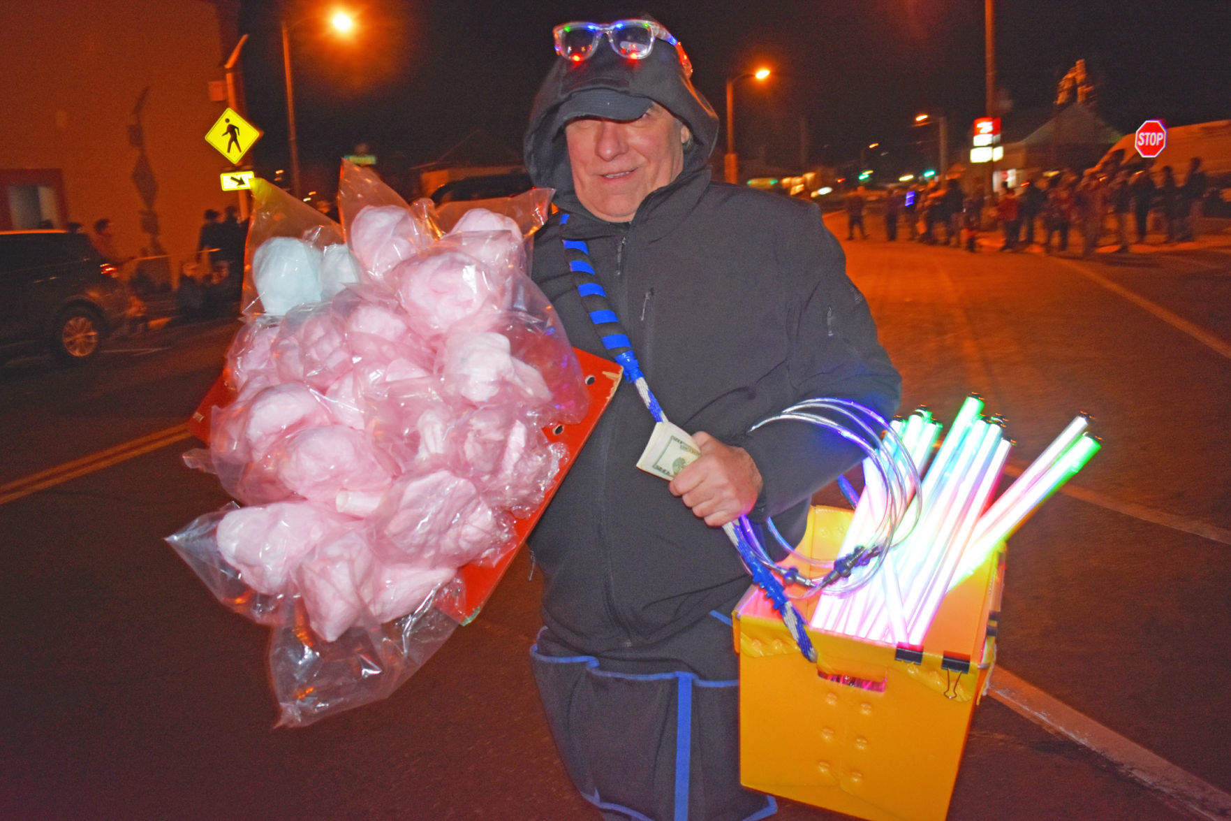 Parade gallery cotton candy and lights
